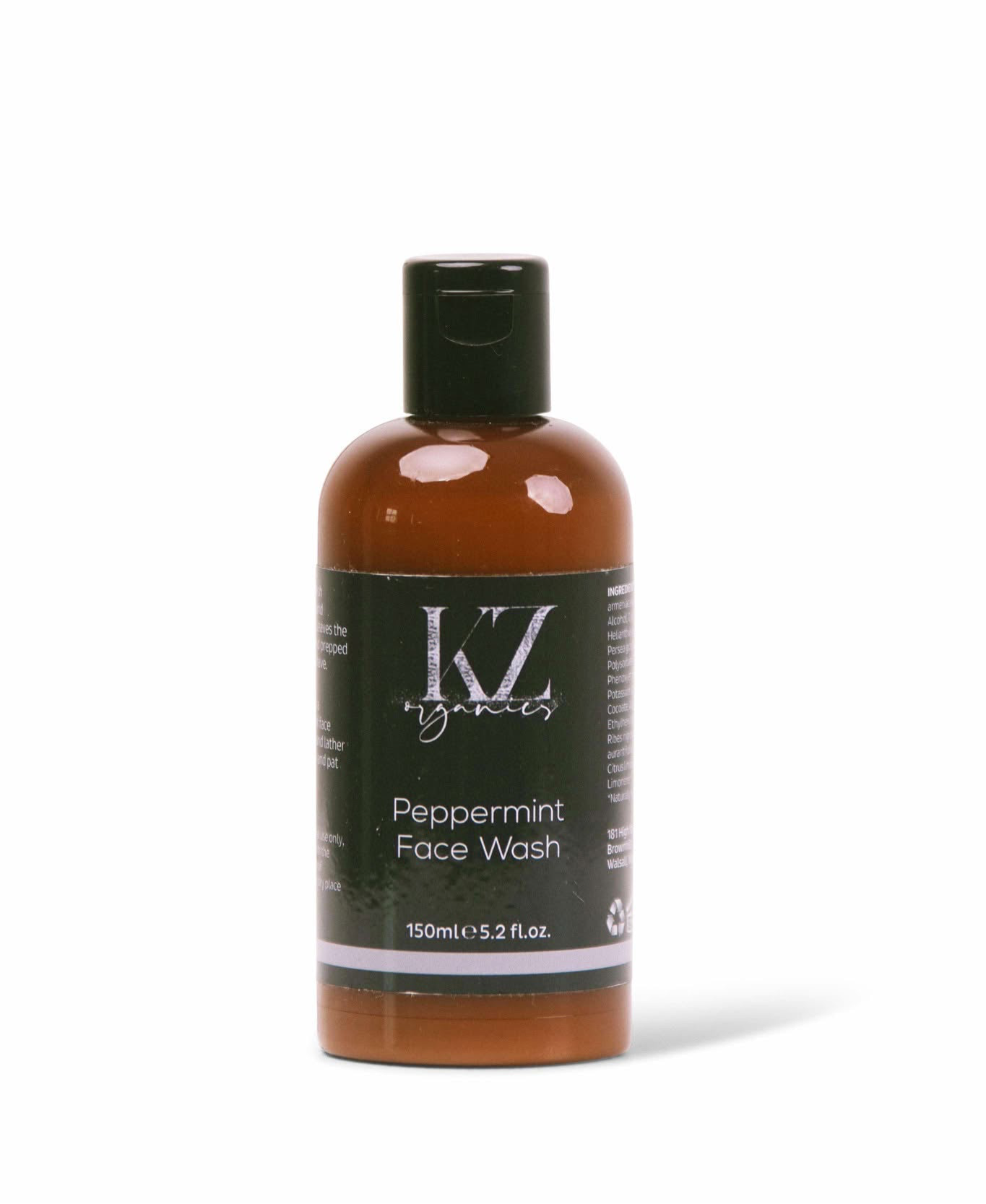 Mens Peppermint Face Wash
